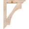 Ekena Millwork Westlake Traditional Smooth Bracket w/ Offset Brace, Douglas Fir, 5 1/2"W x 26"D x 34"H BKT0604X26X34WTL01SDF - alternate 2